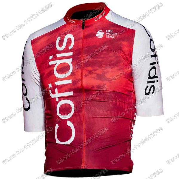 New Team Cofidis 2024 Cycling Jersey Set Men&#039;s kit Cycling Clothing Summer Road Bike Shirt Suit Bicycle bib Shorts MTB Maillot