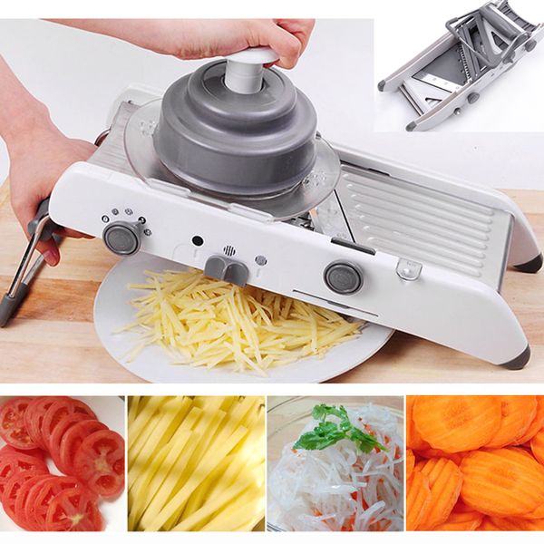 Fruit Vegetable Tools Mandoline Kitchen Gadgets Slicer Grater For Vegetables Cutter Stainless Steel Shredder Cabbage Potato Multi-Fuctional