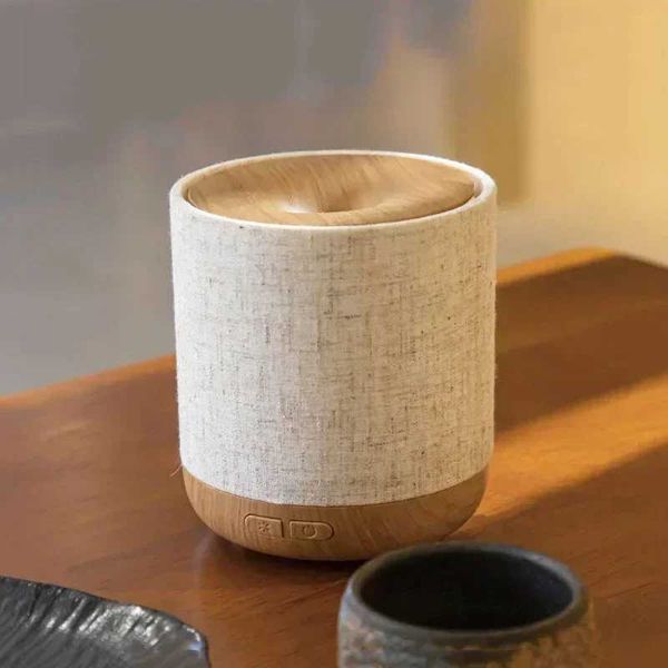 Humidifiers Xiaomi Mijia Fabric Desktop Home Bedroom Aromatherapy hine Essential Oil Humidifier Diffuser Ultrasonic y240628