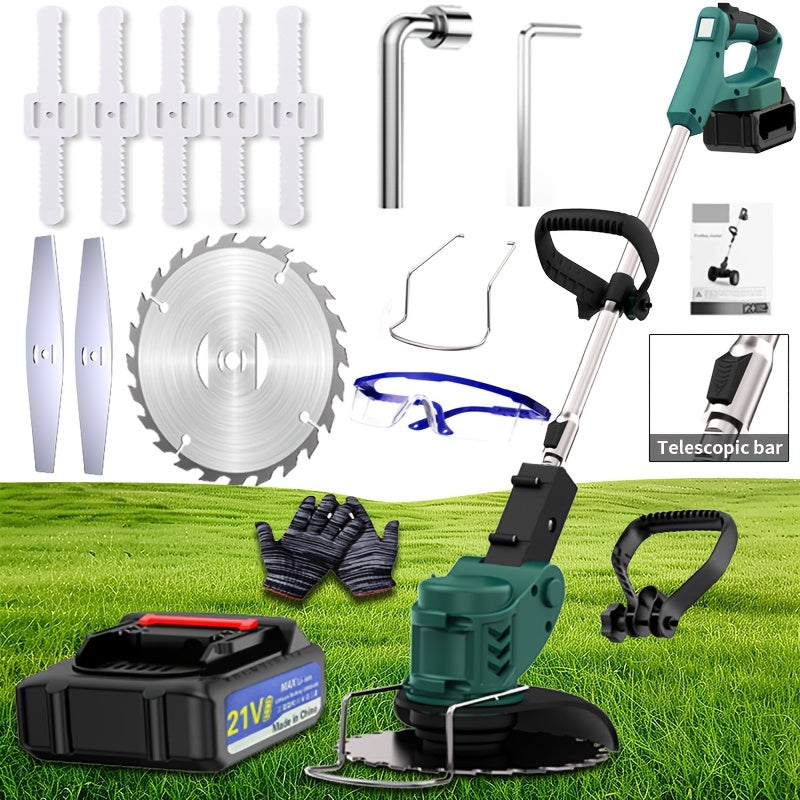 TEMU Wireless Lawn Mower Gardening Tools, Lawn Mower, Handheld Lawn Mower, Cordless Lawn Mower, Electric Garden Lawn Mower, Cordless Removal Machine,