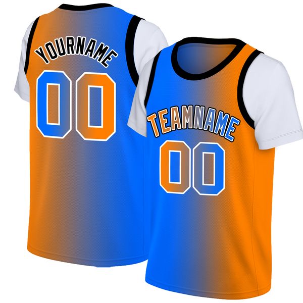 Basketball Custom Jersey Full Sublimated Name-Numbers Breathable Sweat-Absorbing Sportswear for Men-Youth Awesome Birthday Gift