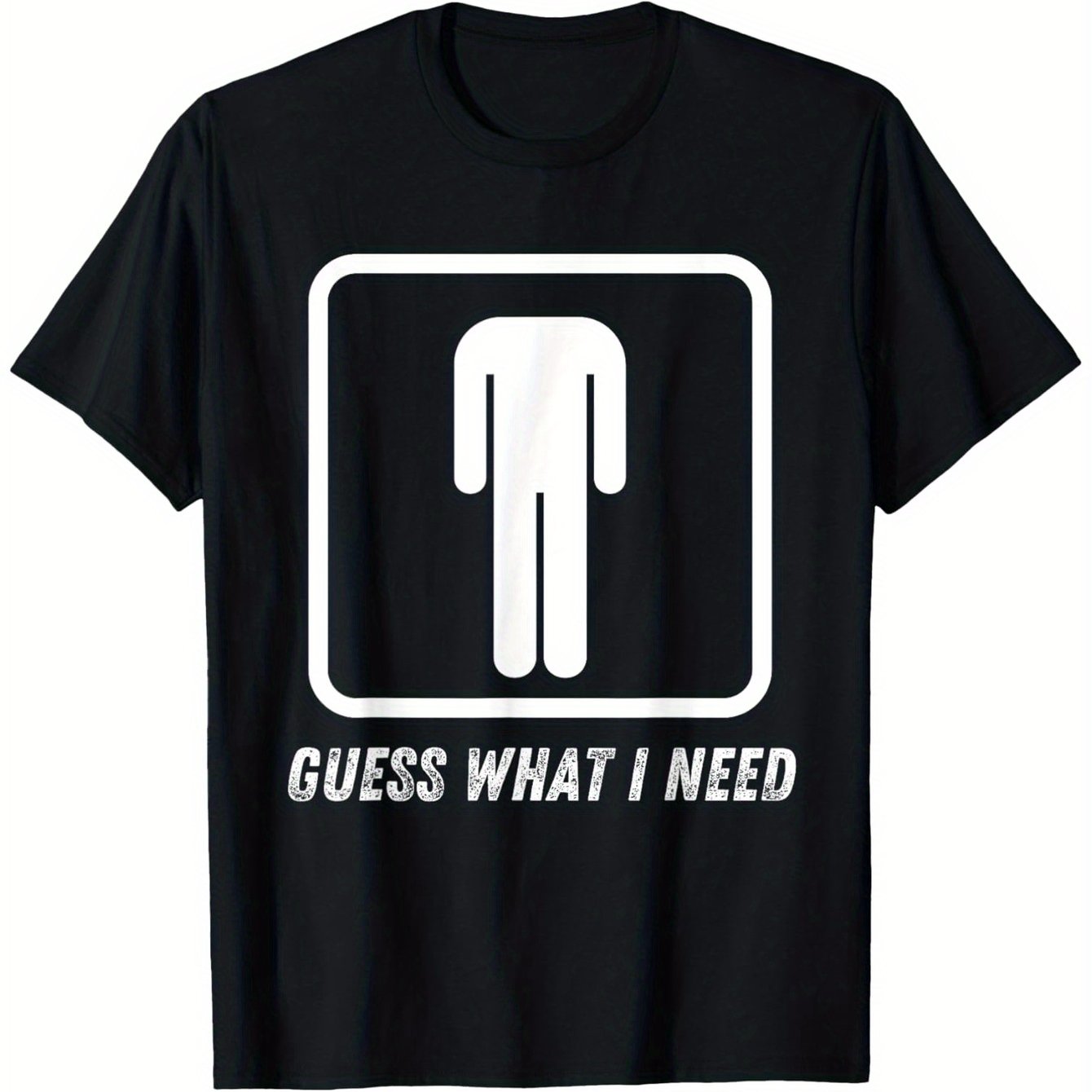 TEMU What I Need Head Man T-shirt, Suitable For Mens & Womens Outdoor T-shirt, 100%cotton, S-xxxl