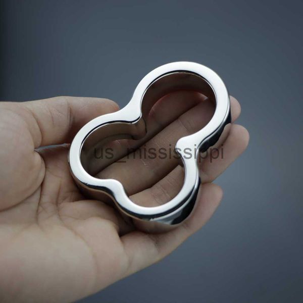 Other Health Beauty Items Metal Male Cock Ring Scrotum Ball Ring Penis Lock Ring Bondage Delay Ejaculation Stainless steel BDSM Gay For Men