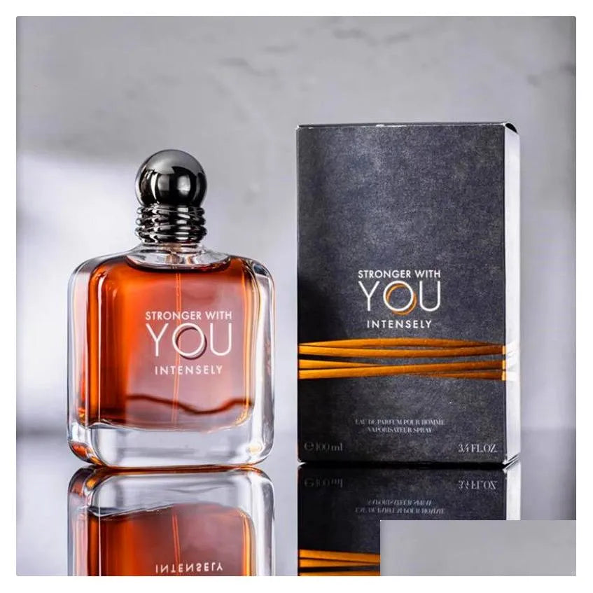 Fragrance Designer Perfume Men Stronger With You Intensely Absolutely Eau De Parfum Man Cologne Spray Body Mist Fast Ship High Quality 154a