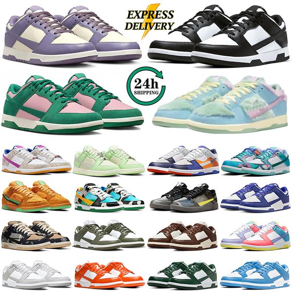 Men Women Casual Shoes Panda White Black Triple Pink Grey Fog UNC Candy Shadow Powerpuff Girls Valentines Day TIGHTBOOTH April Skateboard Sn