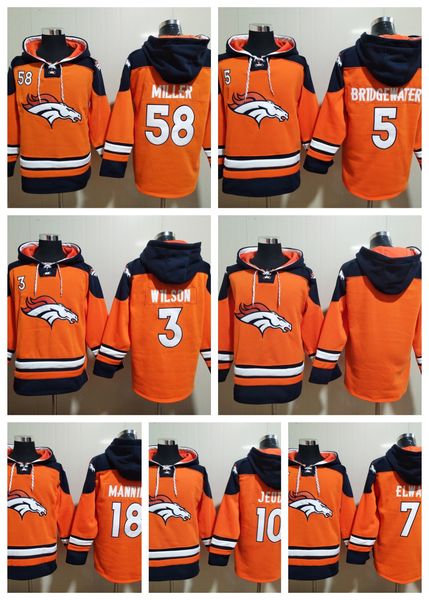 Hoodie 3 Russell Wilson 2 Patrick Surtain II Football Jersey 31 Justin Simmons 10 Jerry Jeudy 33 Javonte Williams 55 Frank Clark 8 K&#039;Wa