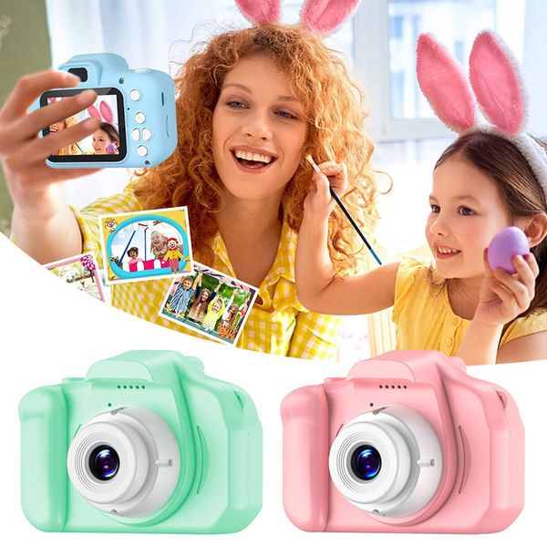 Toy Cameras Children Camera 1080P HD Video Children Digital Camera 2 Inch Color Display mini kids camera Outdoor Pography Kid Toy 230414