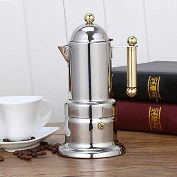 Coffee Pots Coffee maker moka espresso hine stainless steel portable tools coffee latte strainer accessories P230508