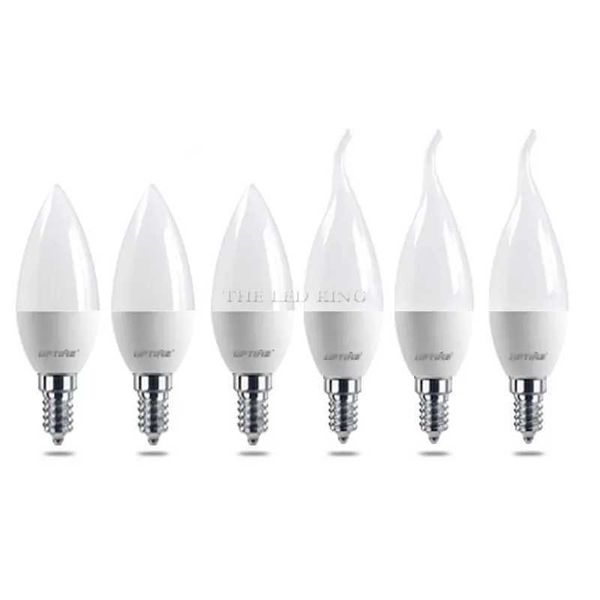1X LED candle light bulb E14 E27 220V 5W 4W energy-saving spotlight pendant lamp crystal lamp ampoule bomb household light CL240826