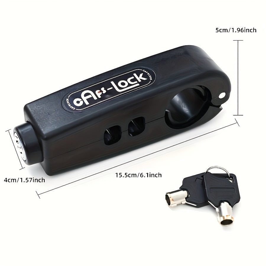 TEMU Heavy-duty Bicycle Anti-theft Lock With Twist Mechanism - & Design, Brake Lock For Bicycle, Motorcycle, Scooter - Anti-theft Security , Bike