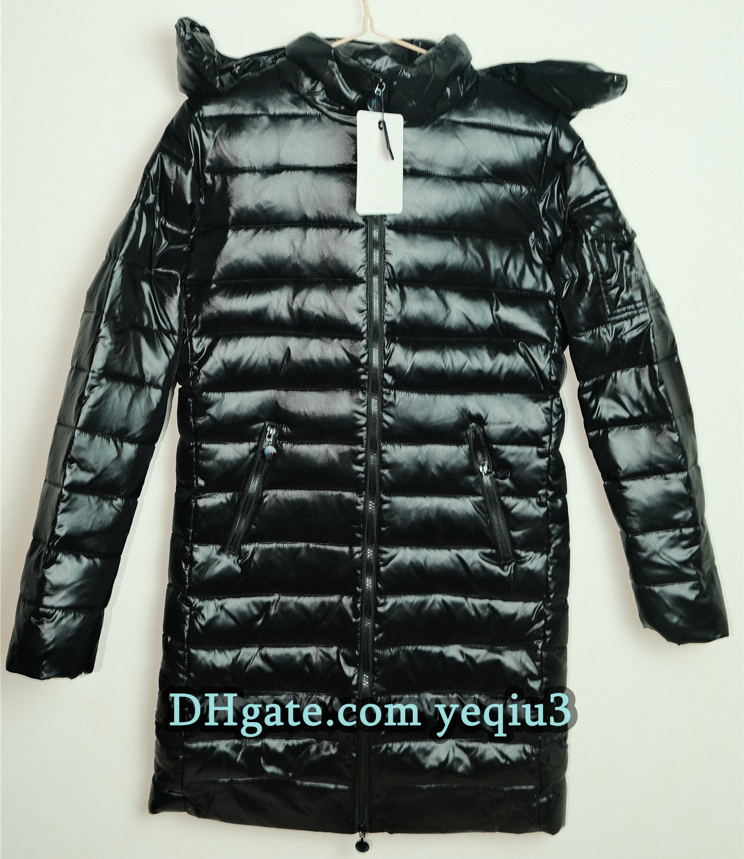 Women jacket NFC Version Women Designer Down Jacket White Insulated Parka with Fluffy Wolf Fur Collar winter coat Streetwear Women puffer jacket Com