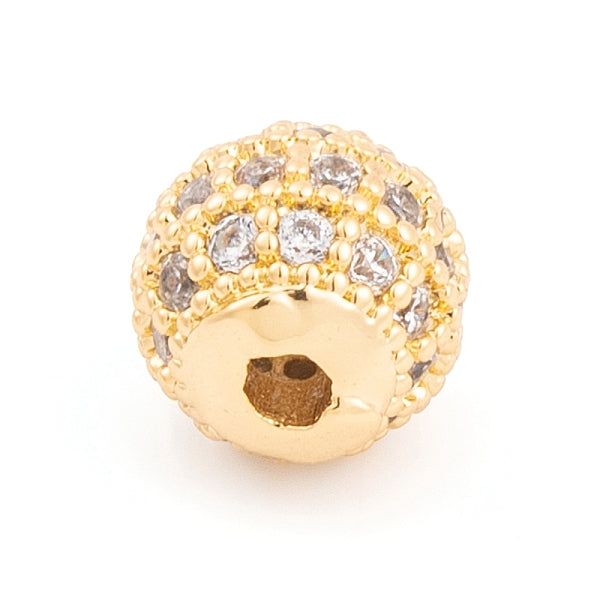 Perles de zircone cubiques à placage ionique (ip)