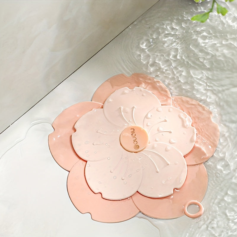 TEMU 1-4pcs Creative Cherry Shaped Press-type Drain With Anti-odor And Sealing Cover, Floor Mat, Drain Cover, Anti-odor Drain Plug, Hair Shower Drain