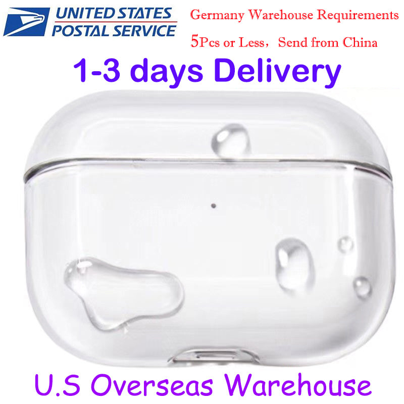 USA Stock For Apple AirPods 4 AirPods pro 2 Headphone Accessories Silicone Protective Headphone Cover Headphone Shockproof TPU Case