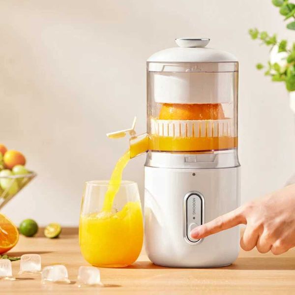 Wireless Slow Juicer Automatic Orange Lemon Juicer USB Charge Juice Separator Portable Fruit Extractor Squeezer Pressure JuicersXJ241227