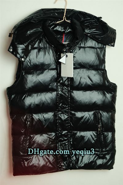 Men Designer Down Vest White Duck Padded Vest Jacket Fluffy Winter Outerwear Thickening Warm Parkas for Cold Weather Plus Size Options Stree