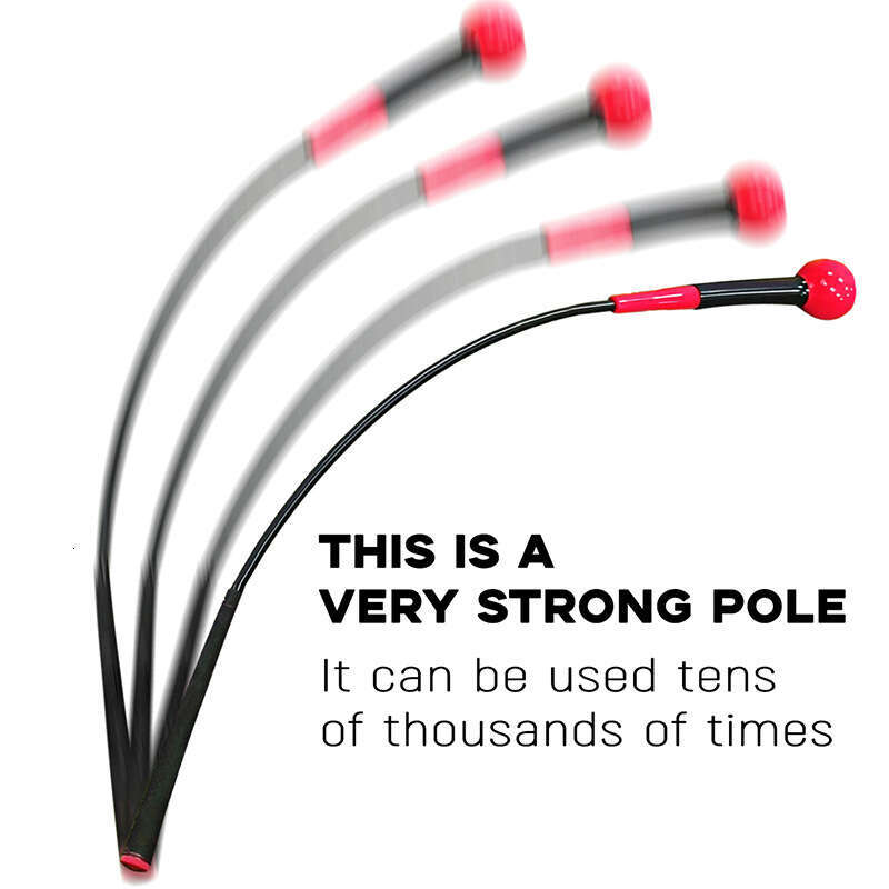 Durable Golf Swing Trainer Stick - Flexible Training Aid for Swing Rhythm & Posture Correction, Portable Practice Rod for Indoor & Outdoor Use