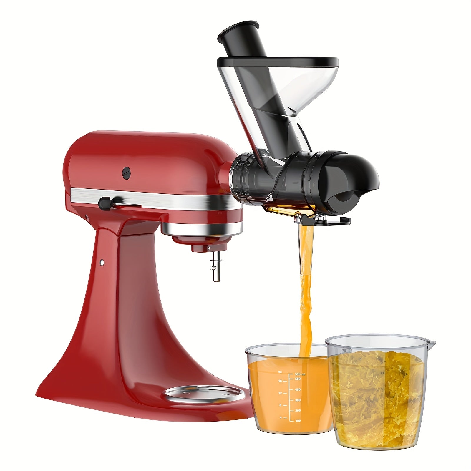 TEMU Masticating Juicer Attachment For Ka Stand Mixer, Cold Press Juicer Machine, Slow Masticating Juicer Attachment With Dual Feed Chute, All Ka