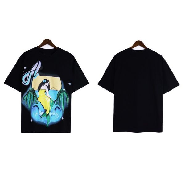 Men&#039;s T Shirts High Quality Summer Trendy Brands Letter Printing Round Neck Short Sleeve Street Loose Shirt For Men