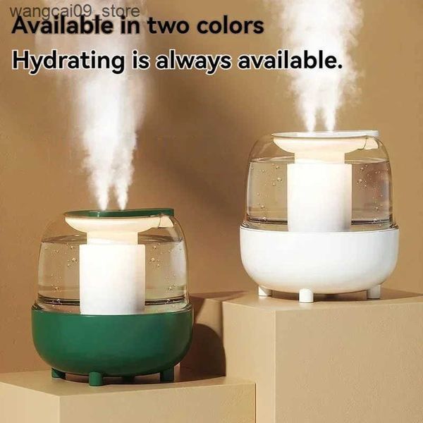 Humidifiers 4L Large Capacity Spray Humidifier Night Light Hydrating and Hydrating Quiet Operation Triple Filter Water Can Add Essential Oil