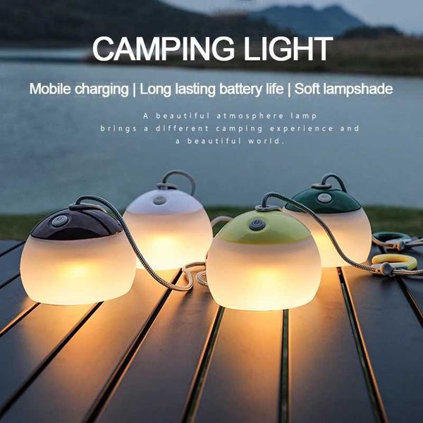 Solar Camping Lantern Camping light outdoor camping tent light LED charging pendant light portable emergency camping atmospheric light CL241