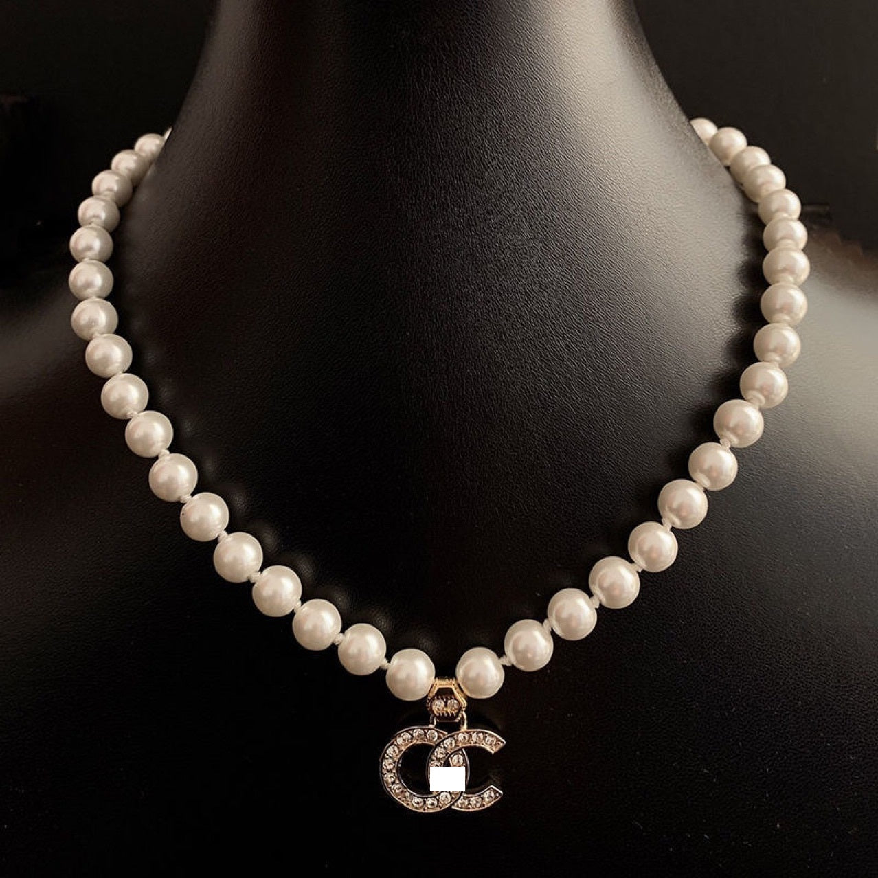 Fashion Women Luxury Designer Necklace Choker Pendant Chain Crystal 18K Gold Plated Brass Copper C-Letter Necklaces Statement Jewelry Accessories