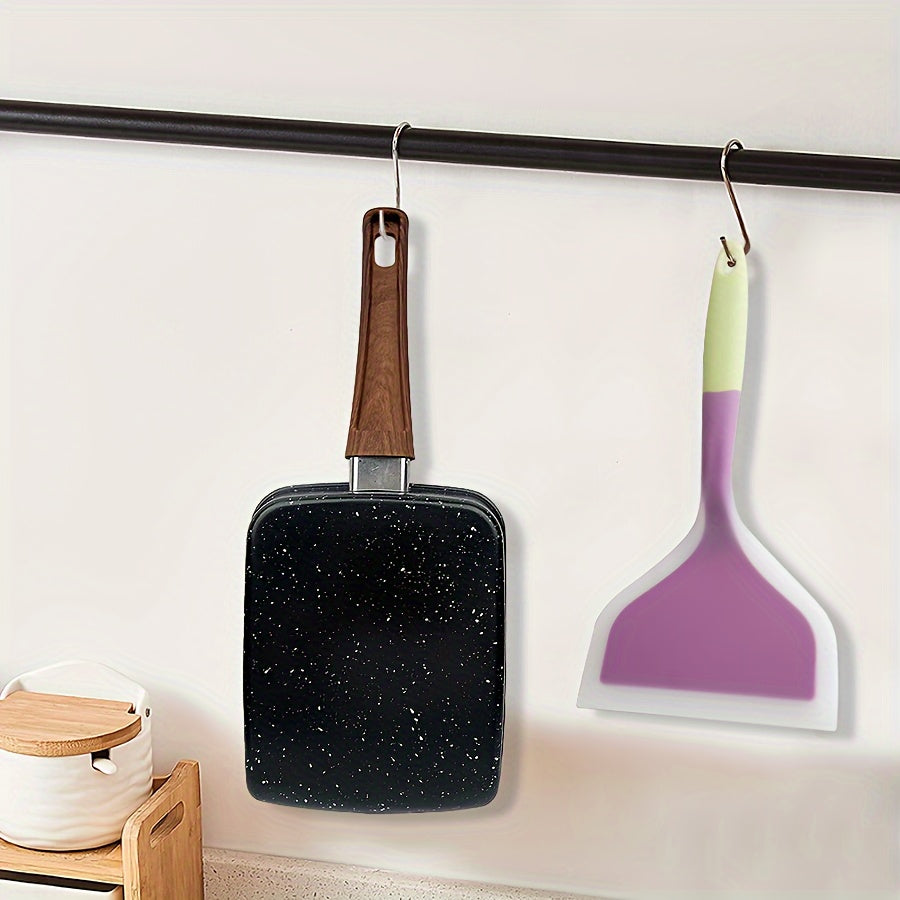 TEMU 1pc Non-stick Cast Rectangular Egg Pan Kitchen Accessories Kitchen Cookware Easy To Clean