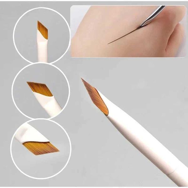 1pc Blade Eyeliner Brush Ultra Thin Fine Angle Flat Eyebrow Brush Under The Eye Makeup Brushes Precise Detail Brush Makeup Tools W241216