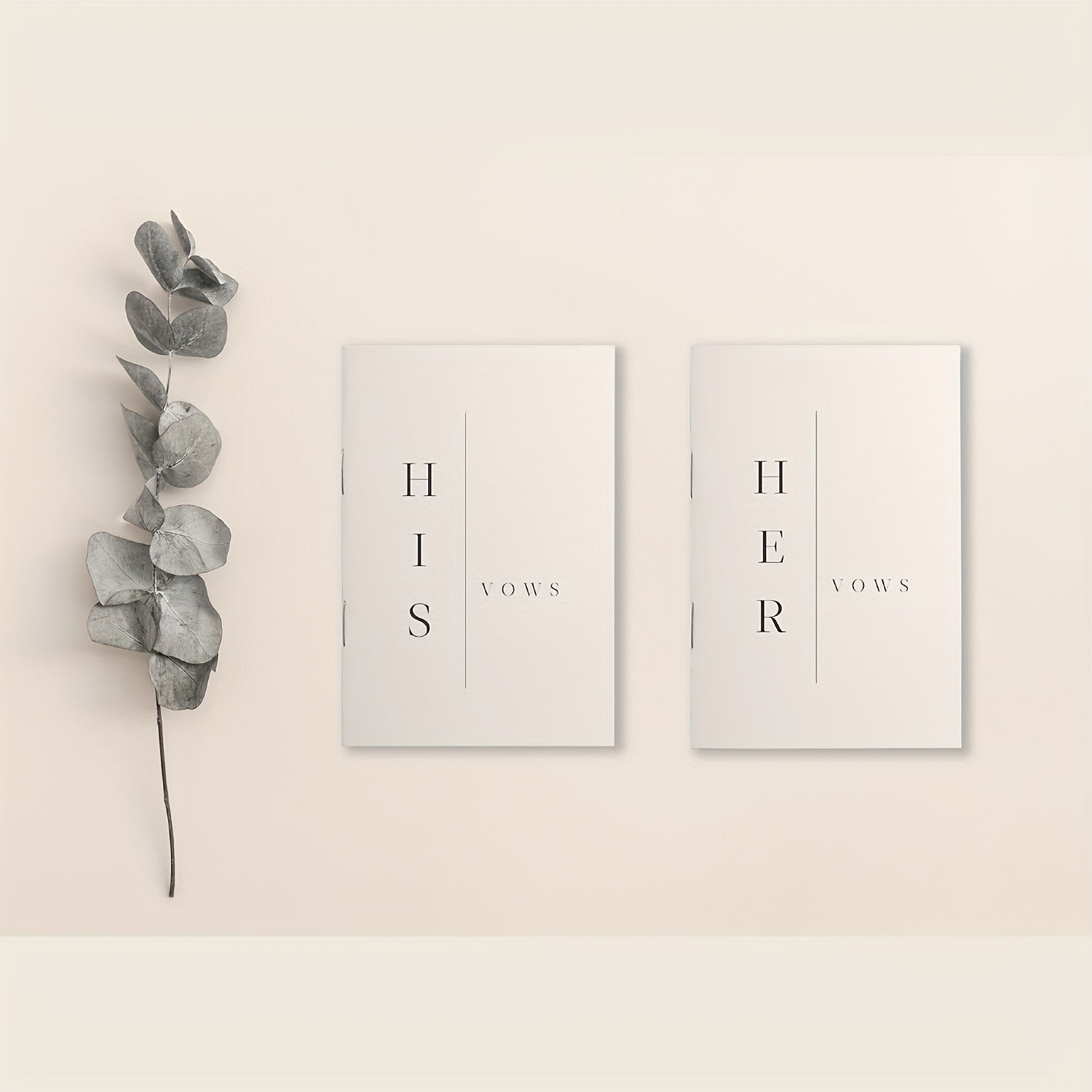 TEMU Modern Wedding Vow Books His And Hers - Bride And Wedding Notebook With 28 Pages - 5,5" X 3.9" 14cm X 10cm Great For Vow Renewal - Bridal Shower