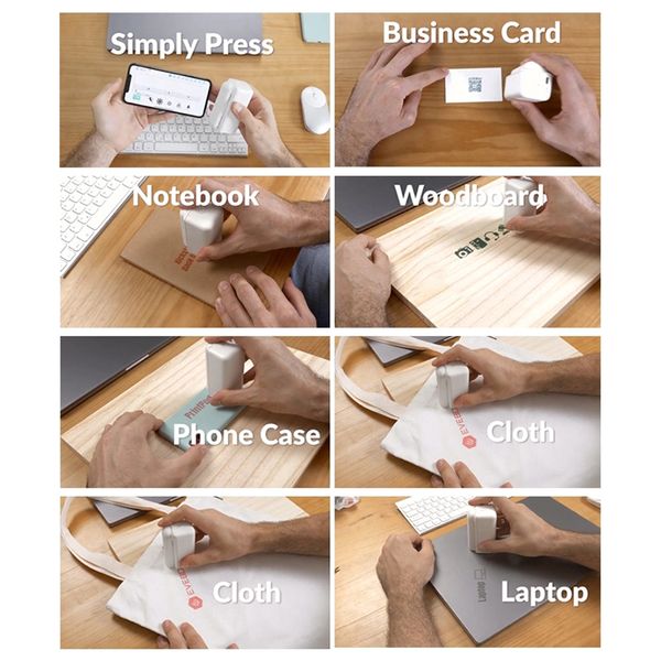 EVEBOT Printpen Handheld Printer DIY Inkjet Pen Tattoo Device Mini Small Portable Clothing Custom Label Printing Machine