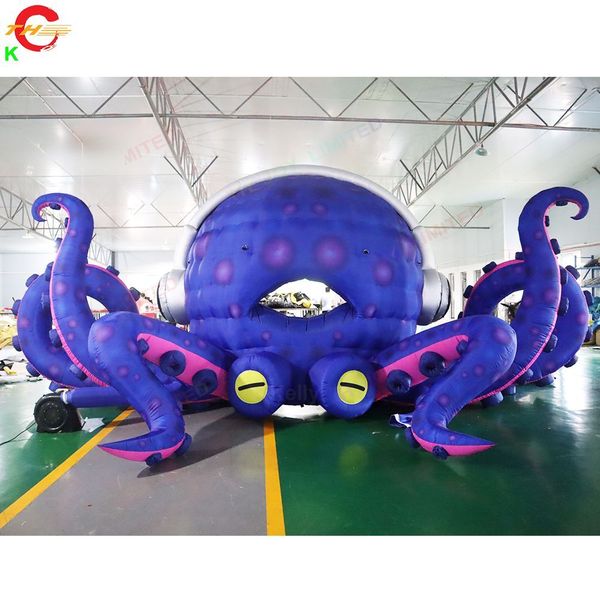 Outdoor Activities Popular Giant Inflatable Octopus Dome Tent Outdoor Tentacles For DJ Concert Stage Decoration