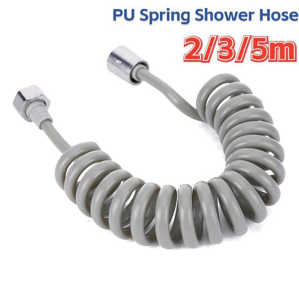 Telephone Line Shower 2-3-5 Meters Hose Flexible Water Plumbing Hose Plastic Anti-wrap for Bathroom Water Toilet Bidet SprayerCL240801