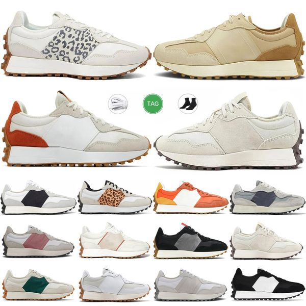Designer Shoes Running Shoes For Womens Mens Sneakers Trainers Sea Salt Suede Beige Brown Black White Orange Red Grey Leopard Gym Sports Cas