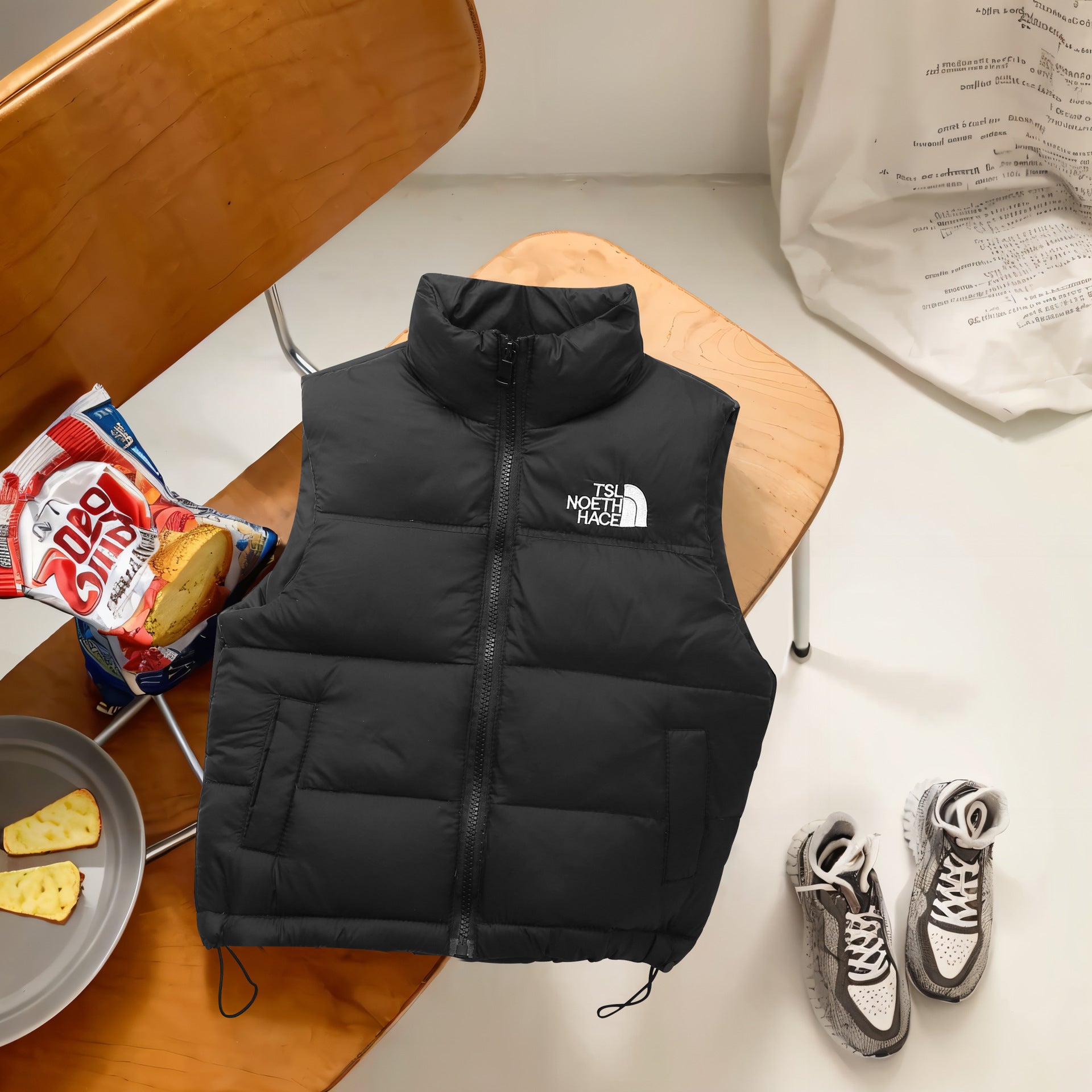 Designer Kids Vest Cozy Kids Vest with Soft & Warm Fleece Lining, Color Block Thickened Design for Boys Girls, Outerwear Vest Free Shipping