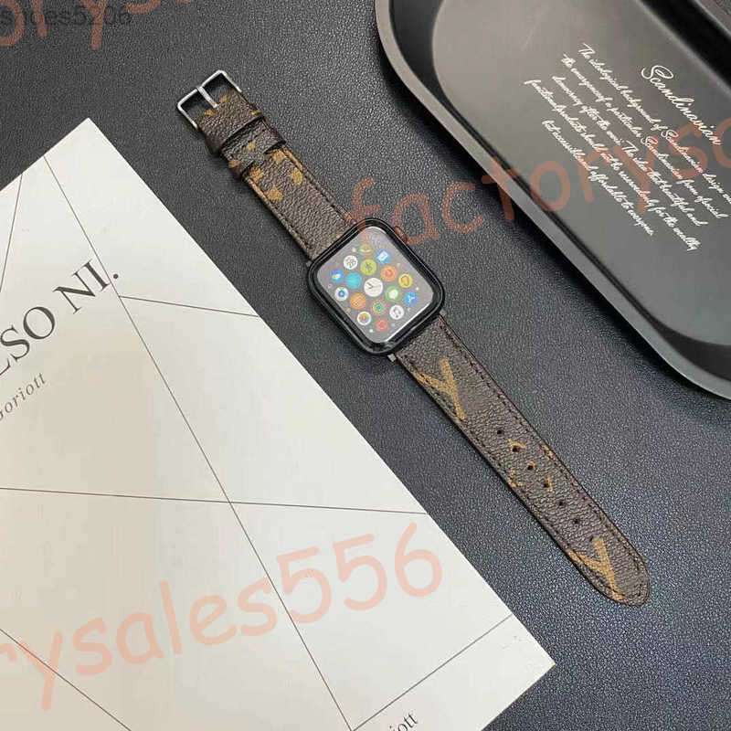 Smart Straps Designer Brand apple watch band Suitable for Apple Iwatch Strap S10-9-8-7 Watch with High-end Personalized Leather 38-40-41-42-44-45-49