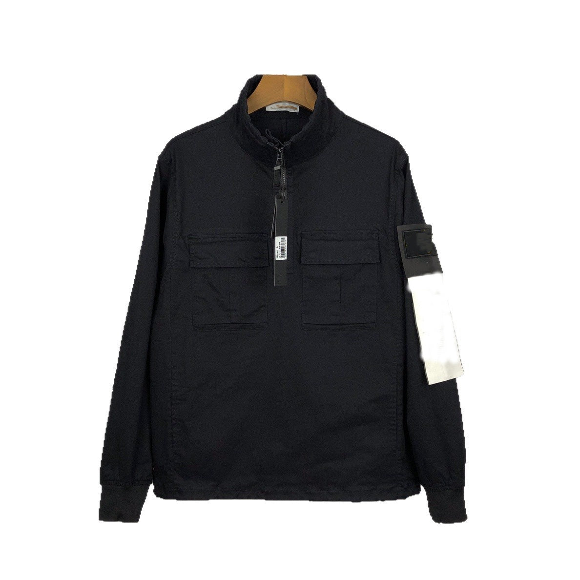 Mens Designer Workwear half zipper pullover jacket autumn and winter men&#039;s and women&#039;s couple&#039;s jacket Men&#039;s Outerwear & Coats