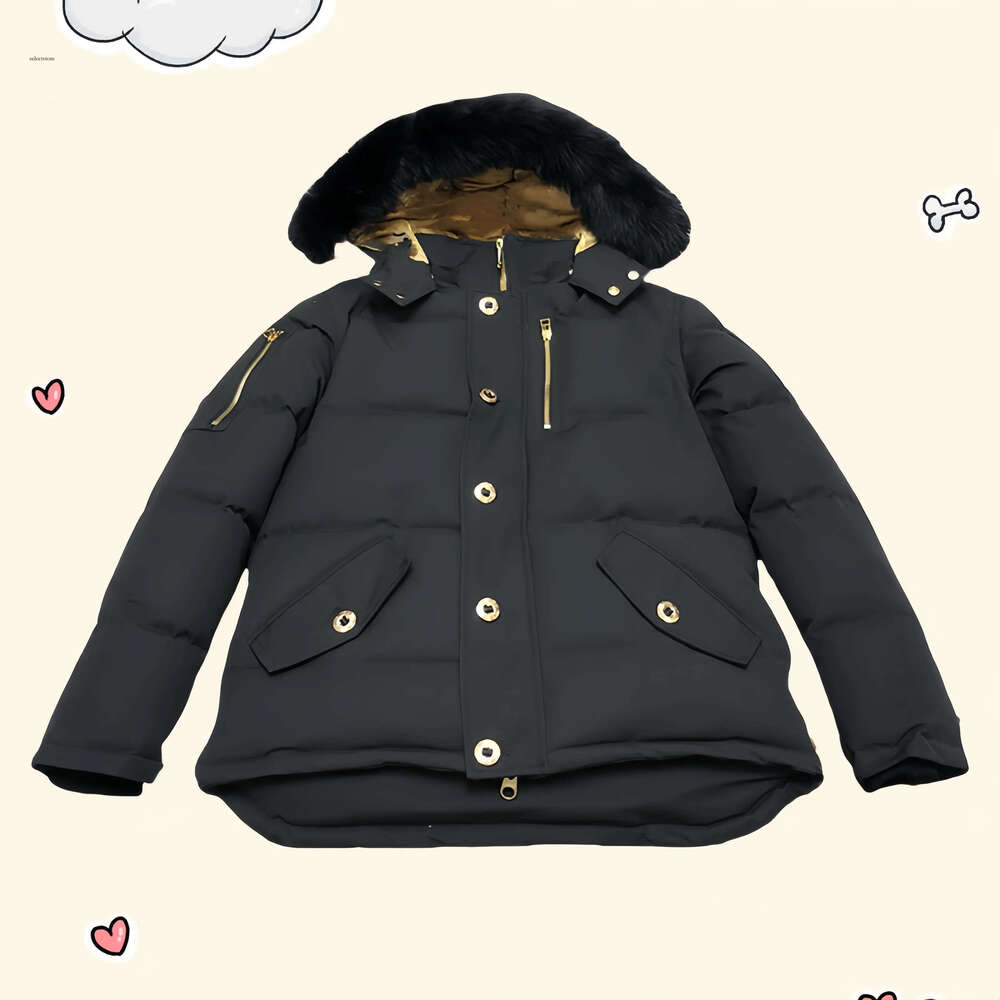 Men&#039;s Down Parkas nuckels Fur Collar Winter Puffer Jacket Coats Mens ne Fashion Jackets Waterproof Designer Coat Men Doudoune Extremely moose H