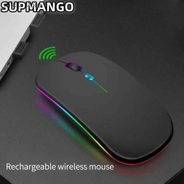 Mice 2.4G Rechargeable Wireless Gaming Mouse Ergonomic Quiet And Magical Suitable For Portable Computers Tablets IPAD Phone J241220