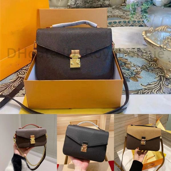 10A mirror genuine leather pochette metis luxury designer bags women messenger shoulder bags designer luxurys bag Crossbody handbag wallet p