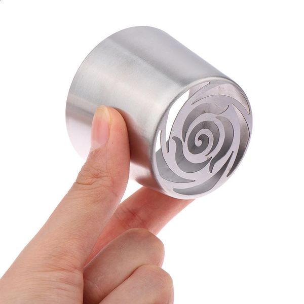1pc Aço inoxidável Dicas de tubulação russa Bicos de congelamento de pinça de pado para cupcakes Diy Kitchen Baking Tool 241212