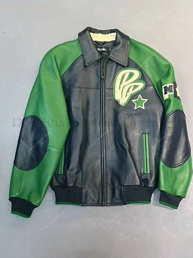 2025 New Pelle Pelle Leather Jacket Designer Pelle Jacket Men&#039;s Diamond Encrusted Eagle Wide Sheep Leather Coat Windbreak Bomber 1978 Limited E