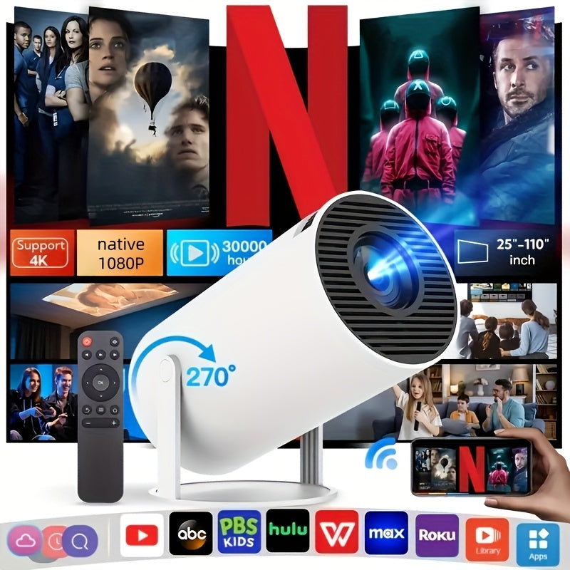 TEMU Portable Mini Projector, Compatible With Ios, , Windows And Other Systems - Comes With A Remote Control, Smartphones, Ps4, Usb Devices. Micro