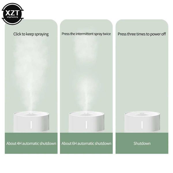 Humidifiers Humidifiers Portable 260ml Smart Humidifier for Home Car Fragrance Oil USB Fresh Aroma Diffuser Mute Diffuser Machine Evaporativ