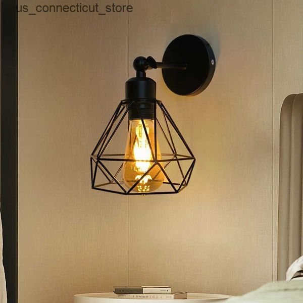 Other Indoor Lighting 1Pc black modern swing arm wall lamp E27 bulb base suitable for living room bedroom bedside lamp (without bulb) L24091