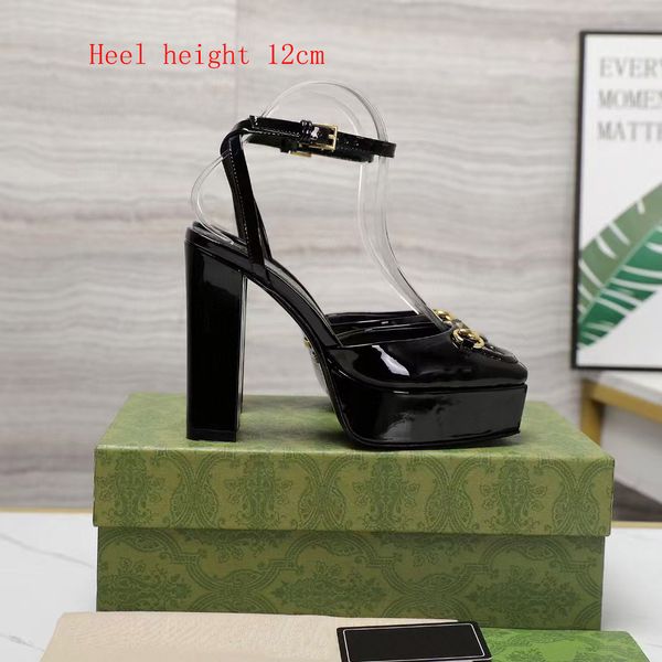 heels designer sandals Women high heels Printed waterproof platform pumps wedge sandals platform shoes Leather sole top quality EU35-42