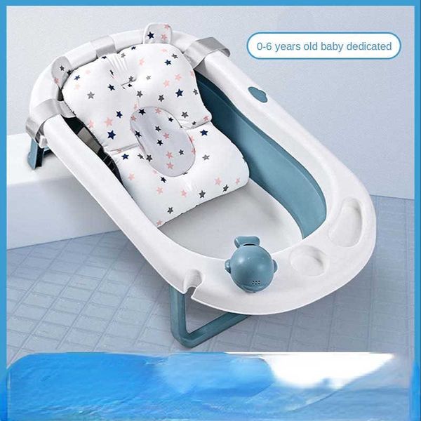 Bathing Tubs Seats New Household Baby Bathroom with Large Capacity Bubble Tub Can Be Folded To Store Children&#039;s Bathtub P230417