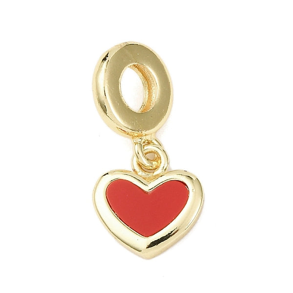 Charms pendenti europei smaltati in ottone