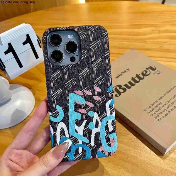 Phone Mens Womens Case Graffiti Design Multiple Half Inclusive Hard IPhone Models Cases Three Styles Dirt Resistant Phones Accessories