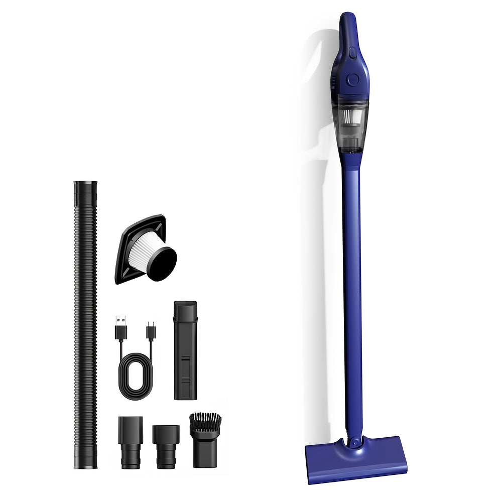 TEMU Cordless Handheld Vacuum Cleaner With 3 Batteries & Strong 8.2kpa Suction , Anti, Quiet 40db, Pet Hair Removal, Crevice & Emptying For Carpet,