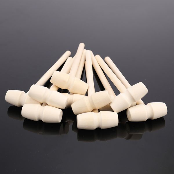 10Pcs Mini Wooden Hammer Wood Mallets For Seafood Lobster Crab Leather Crafts Crackers Jewelry Crafts Wood Craft Tools 13.5cm